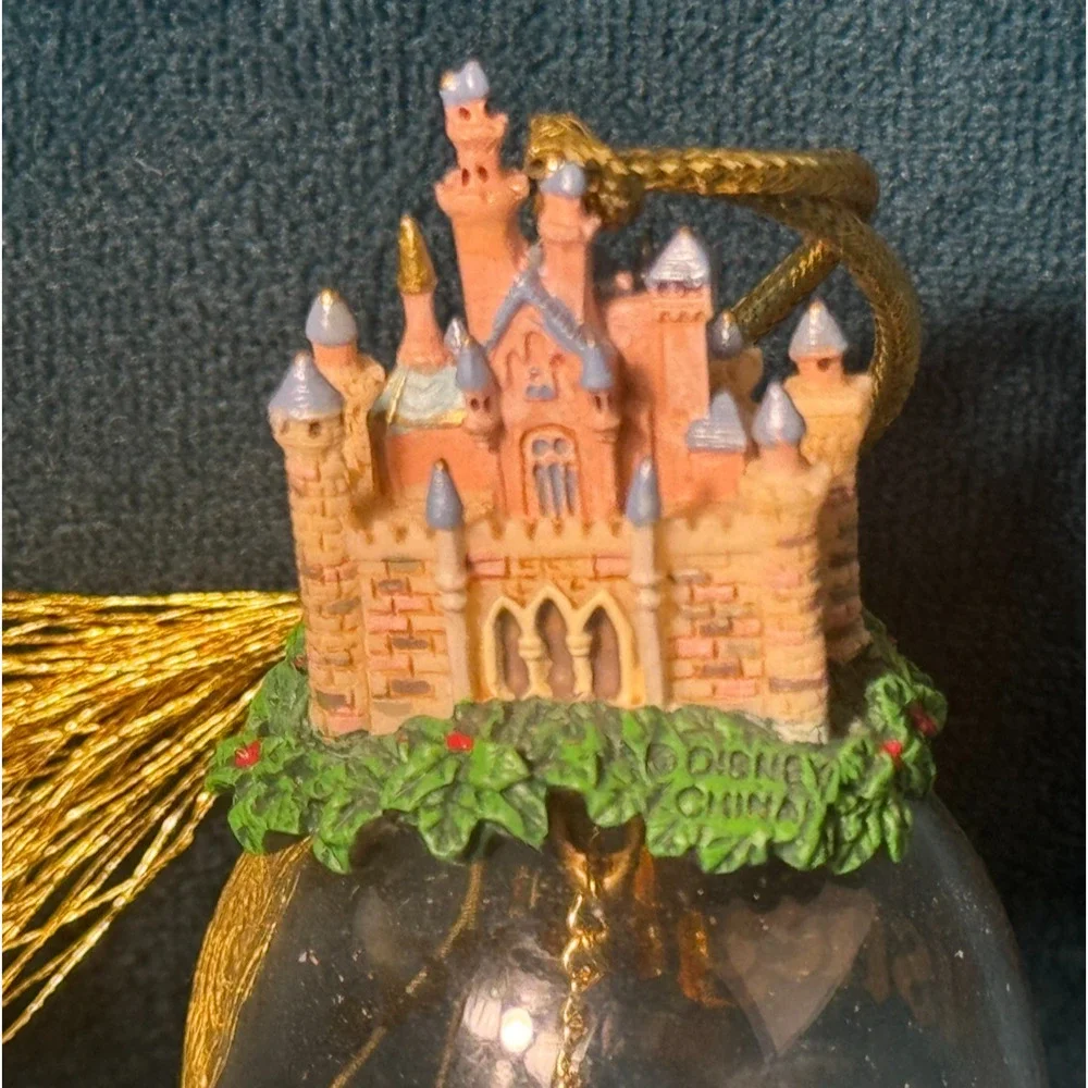 Disneyland Tinkerbell Castle Bell Shaped Ornament 3.75